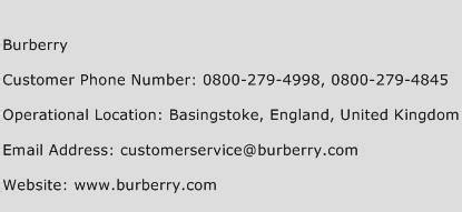 burberry product number|burberry customer support.